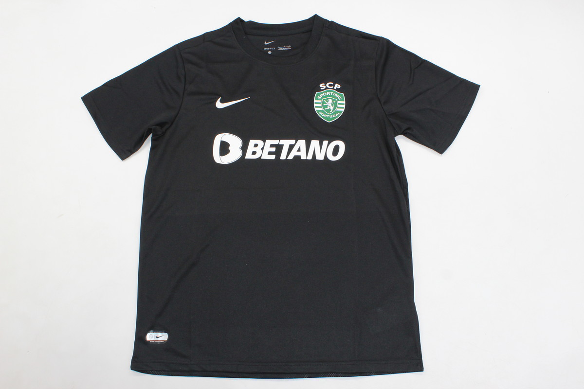 AAA Quality Sporting Lisbon 23/24 Fourth Black Soccer Jersey